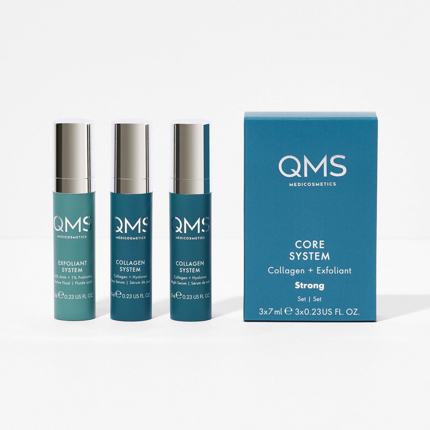 3 - Step Core Routine Set Strong | Travel Size - QMS Medicosmetics